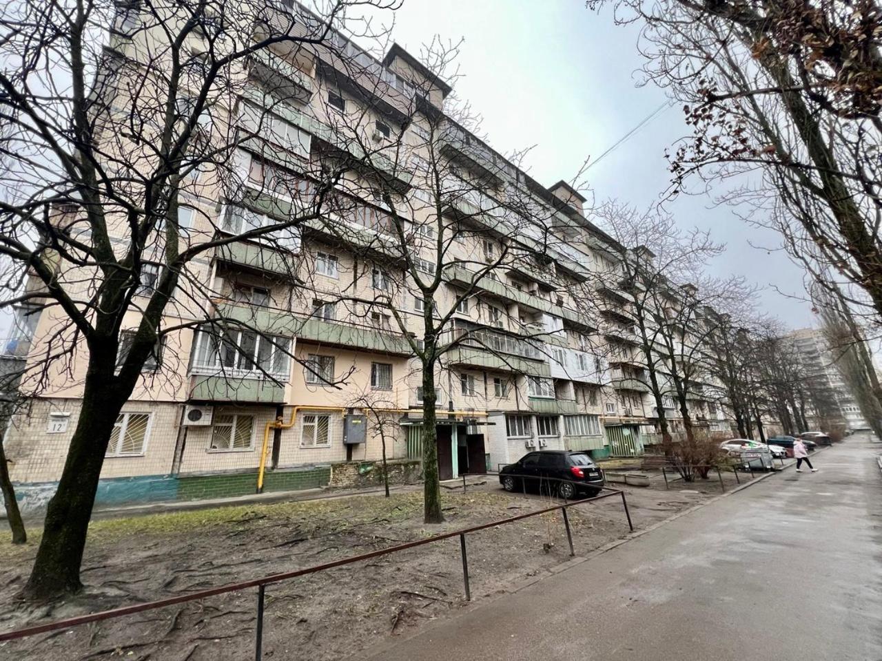 Квартира эконом-класса возле метро Левобережная Киев Экстерьер фото